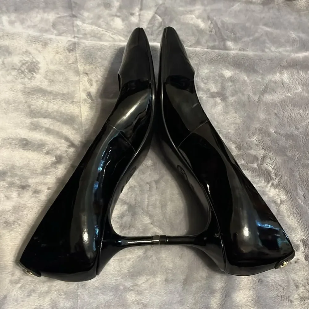Michael Kors Black Women's MK Flex Kitten Heel